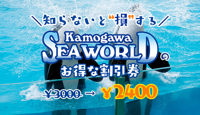 22年最新 鴨川シーワールドの割引券はこれ クーポンを使って水族館の入場料金を安くする方法を徹底解説 子育てイルカが笛を吹く