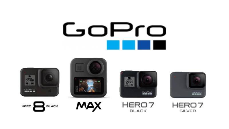 GoProの商品ラインナップ