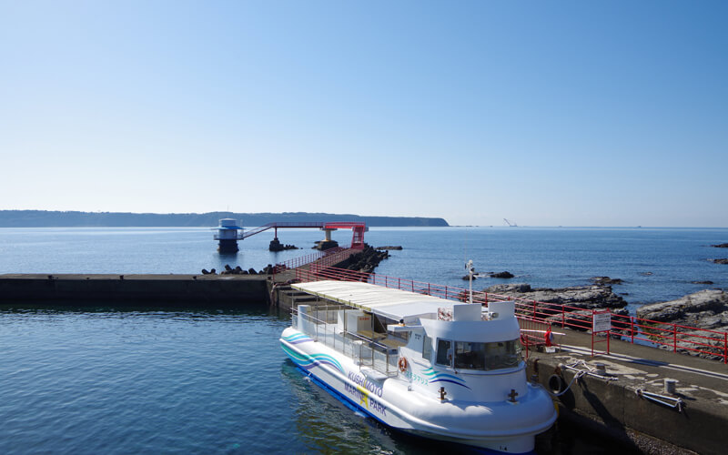 串本海中公園の水中観光船