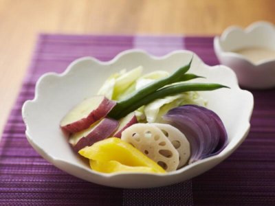 ホットクックで作った蒸し野菜