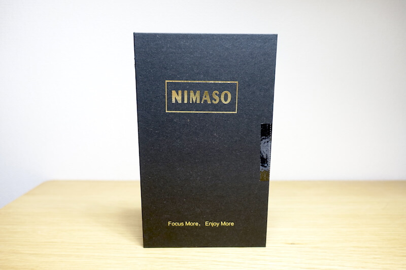 Nimasoの液晶保護フィルムの外箱