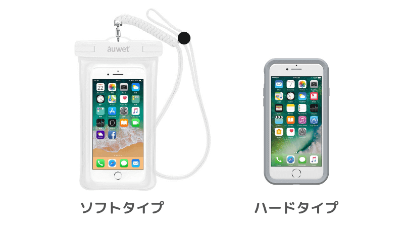 スマホケースの２つのタイプ