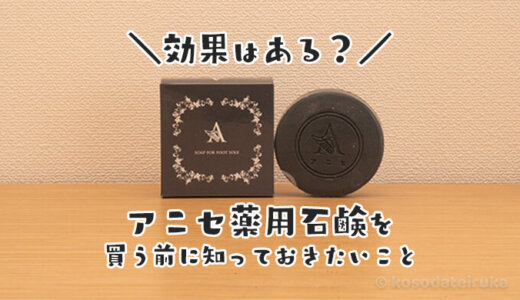 【レビュー】アニセ薬用石鹸は効果なし？後悔する前に知っておきたいデメリットや定期購入を解約するときの注意点や口コミを徹底解説！