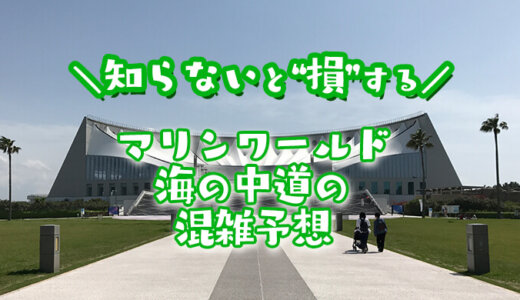 【2024年】マリンワールド海の中道の混雑予想｜空いてる時間帯や時期を知って水族館の混雑回避する方法