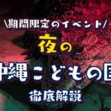 沖縄こどもの国の夜の動物園