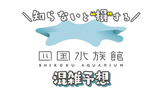 【2024年】四国水族館の混雑予想｜空いてる時間帯や今日の混み具合を知って混雑回避する方法