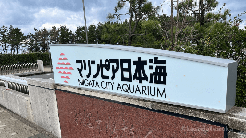 新潟市水族館マリンピア日本海のエントランス