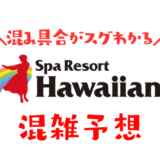 スパリゾートハワイアンズの混雑状況