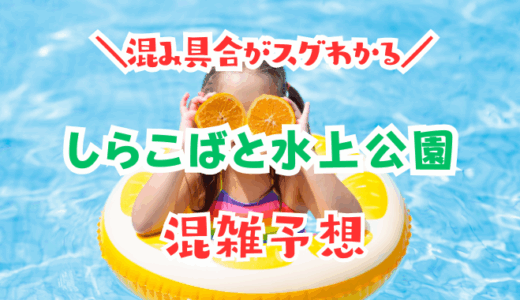 しらこばと水上公園の混雑