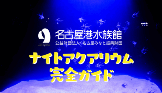 名古屋港水族館の夜の水族館